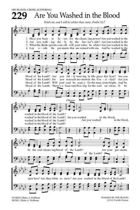 gospel songs about cleansing.
